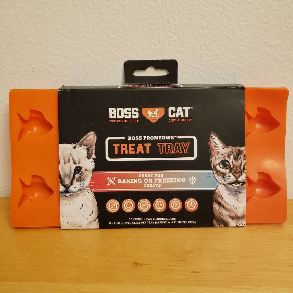 Boss Cat Silicone Treat Trays for Cats (2pk)